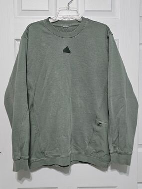Adidas Sage Green Crewneck Sweatshirt